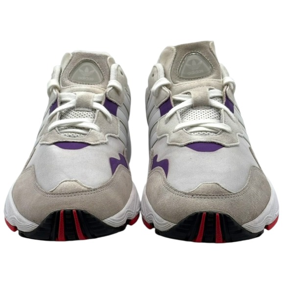 adidas Men‎ Yung-96 Size 12 White Purple Retro Sneaker Chunky Dad Shoes DB2601 - Picture 2 of 8